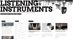 Desktop Screenshot of listeninginstruments.com