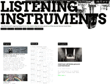 Tablet Screenshot of listeninginstruments.com